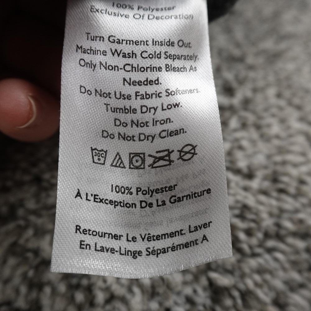 Eddie Bauer Vest Mens L Gray Fleece Full Zip Outdoor Hiking Casual Warm Trail - Picture 10 of 13